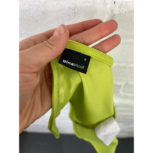 Gina Tricot Women's Low Cut Wired Tube Top Sleeveless Wash Less Green Size S - Picture 5 of 7